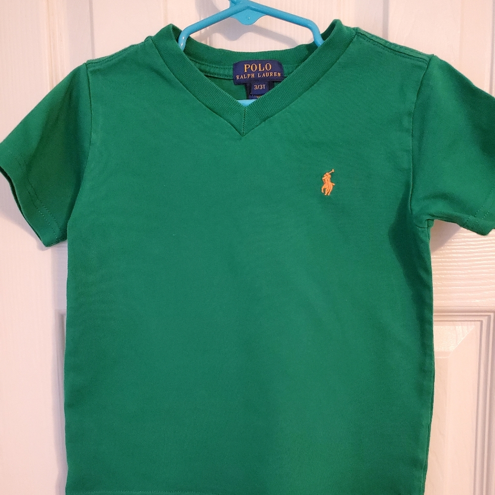 Green 3T short sleeve Polo Ralph Lauren t-shirt